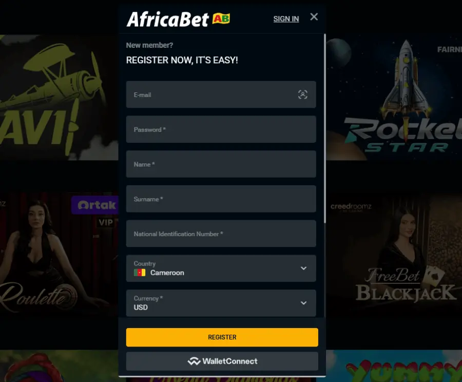 Africabet official site